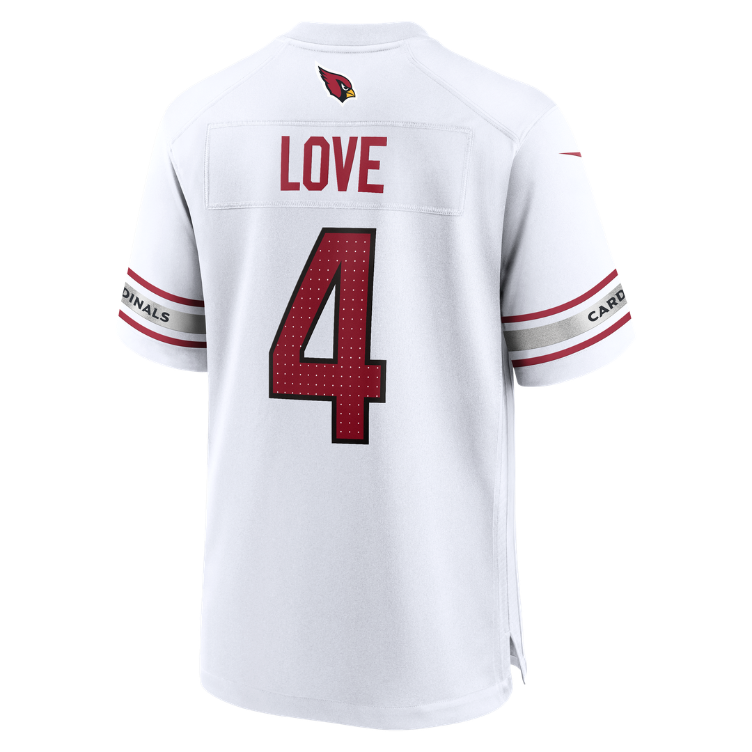Jeremiyah Love Arizona Cardinals Nike Game Player Jersey - White