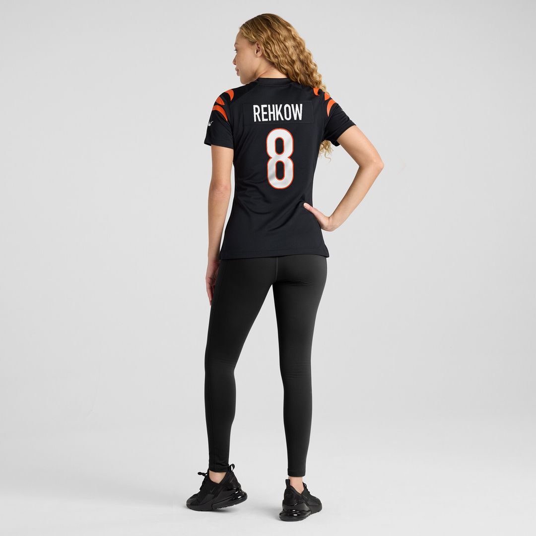 Ryan Rehkow Cincinnati Bengals Nike Women's  Game Jersey -  Black
