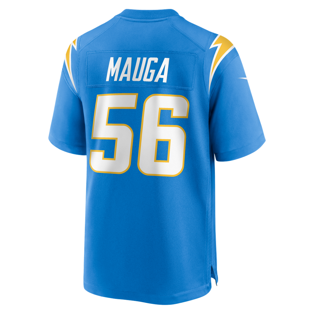 Kanai Mauga Los Angeles Chargers Nike Team Game Jersey -  Powder Blue