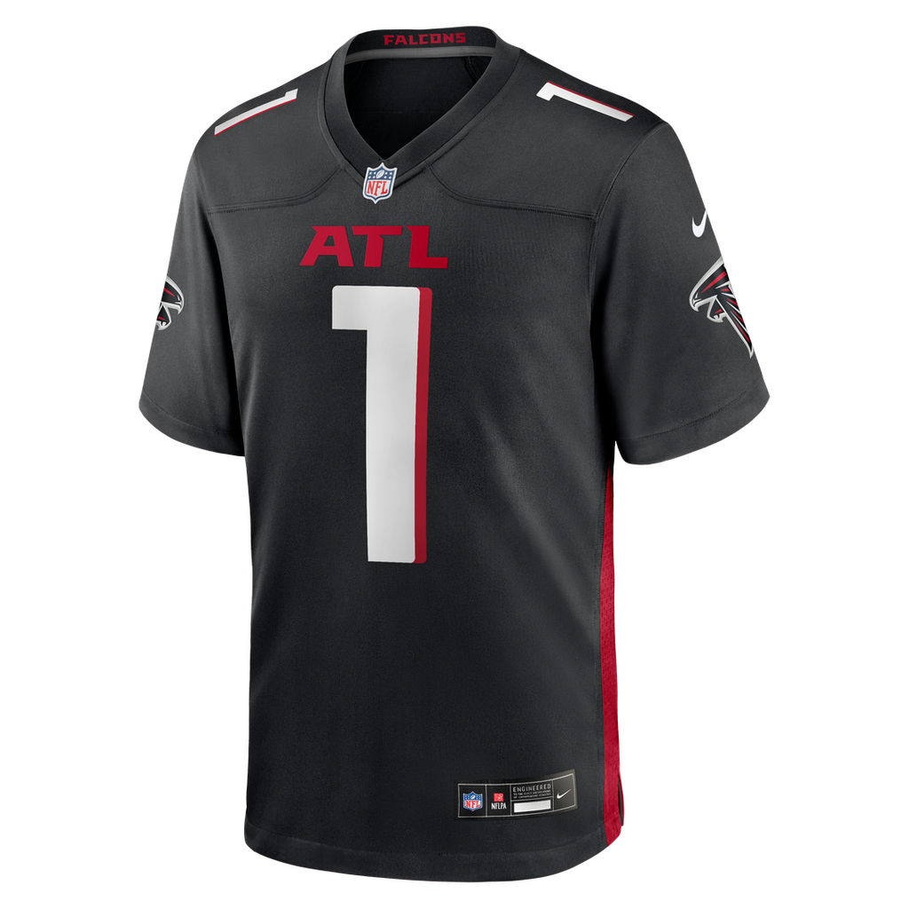 Number 1 Groom Atlanta Falcons Nike Game Jersey - Black