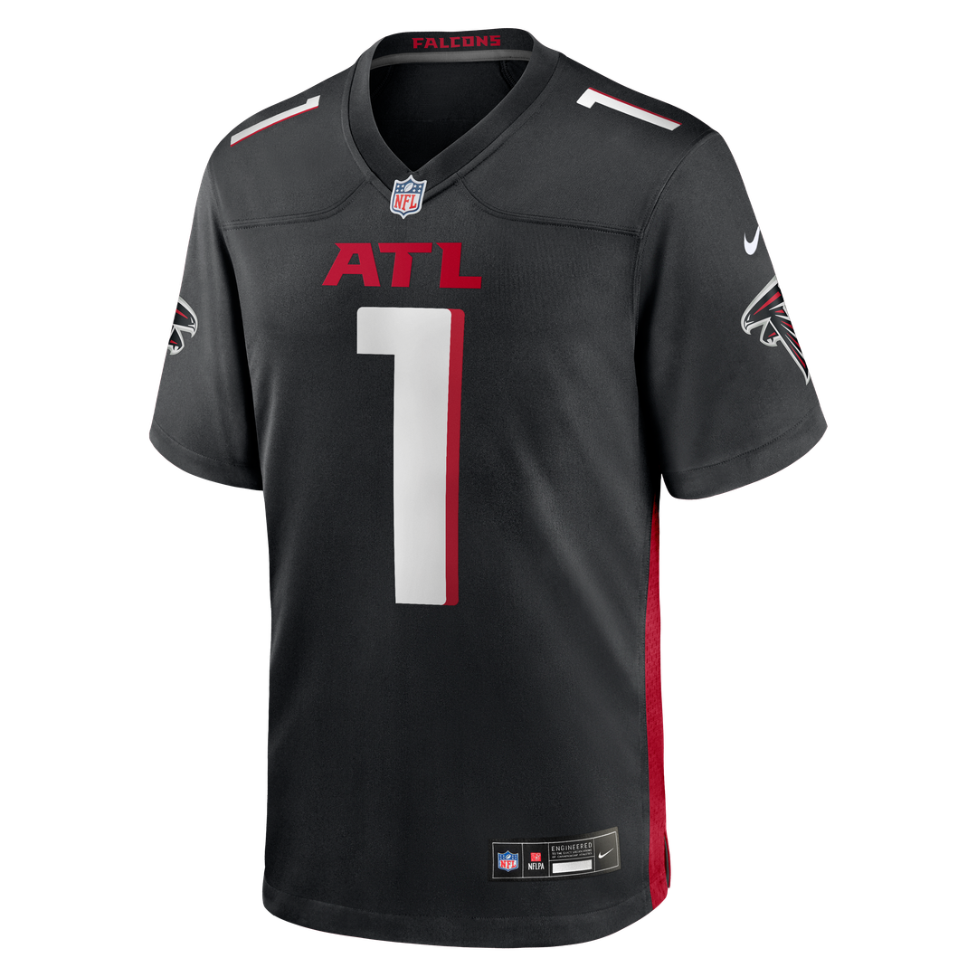 Number 1 Groom Atlanta Falcons Nike Game Jersey - Black