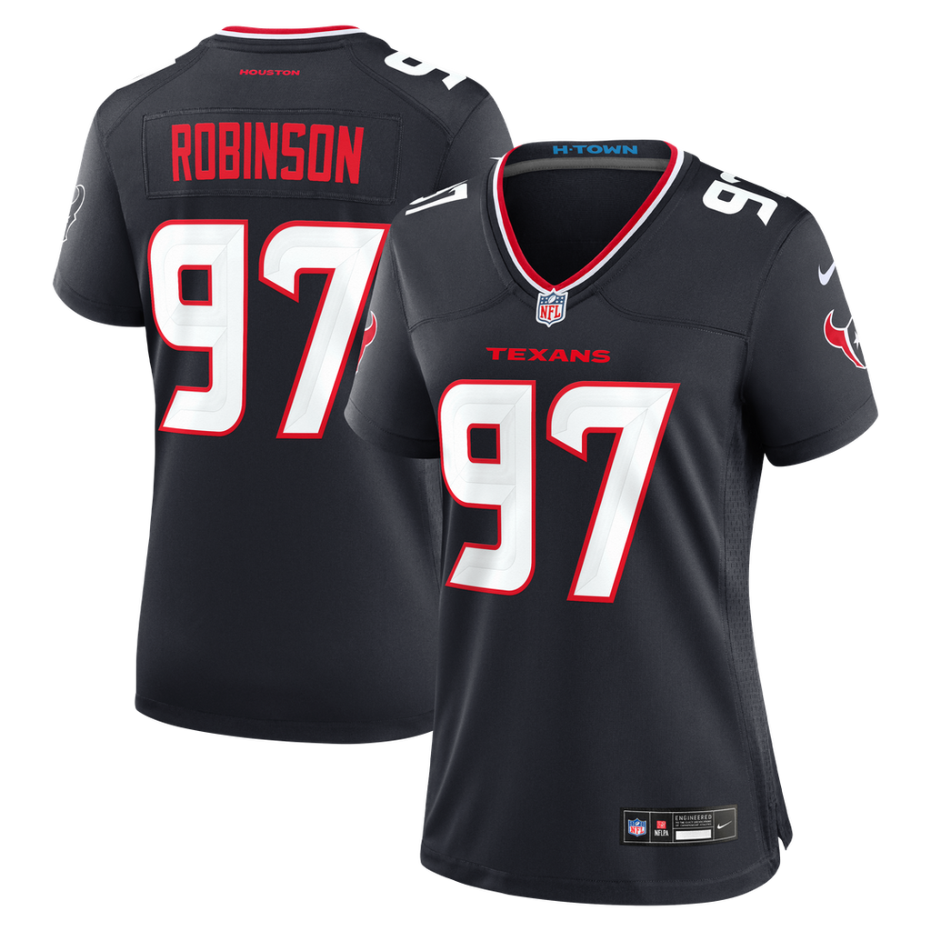 Dominique Robinson Houston Texans Nike Women's Team Game Jersey -  Navy