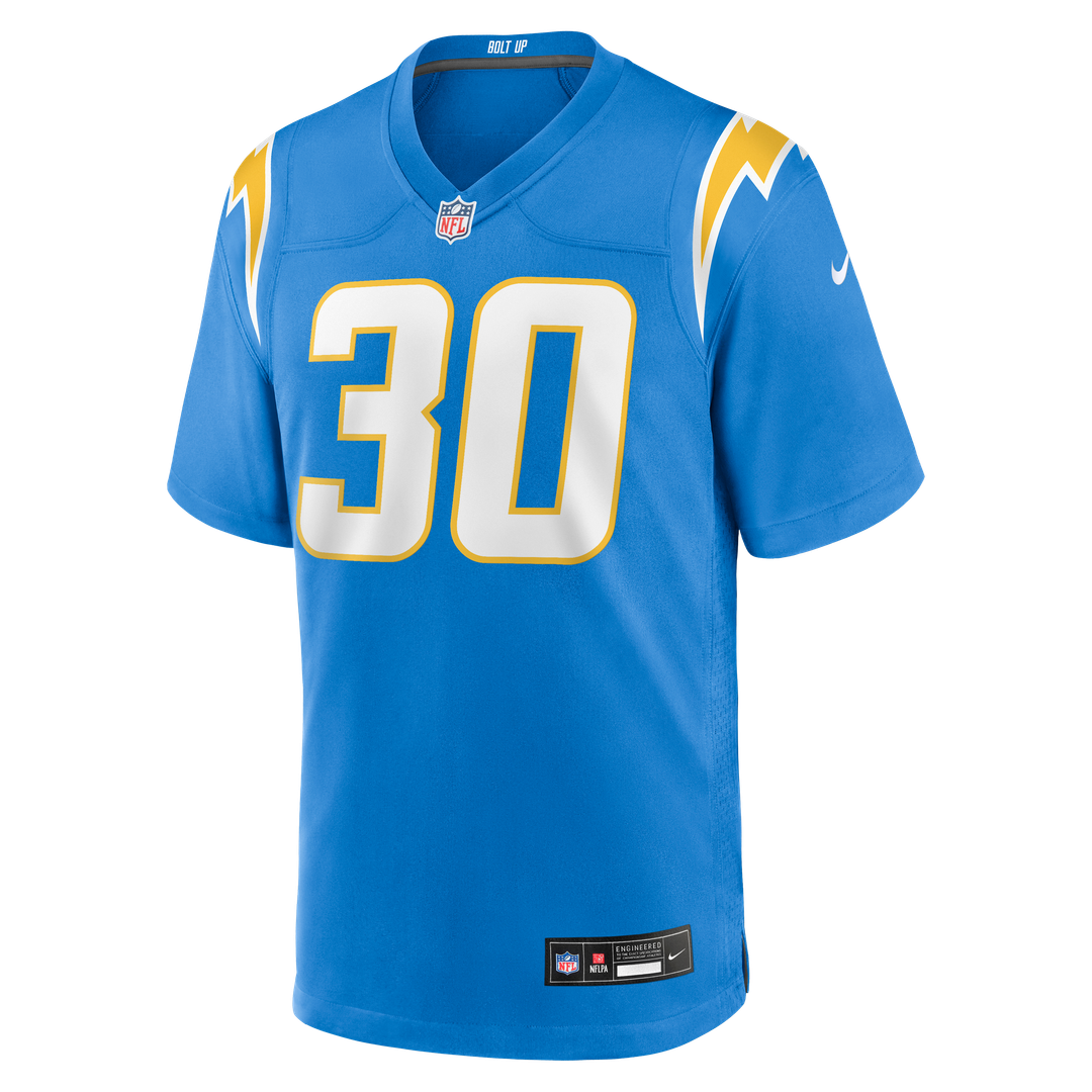 Alec Ingold Los Angeles Chargers Nike Team Game Jersey - Powder Blue