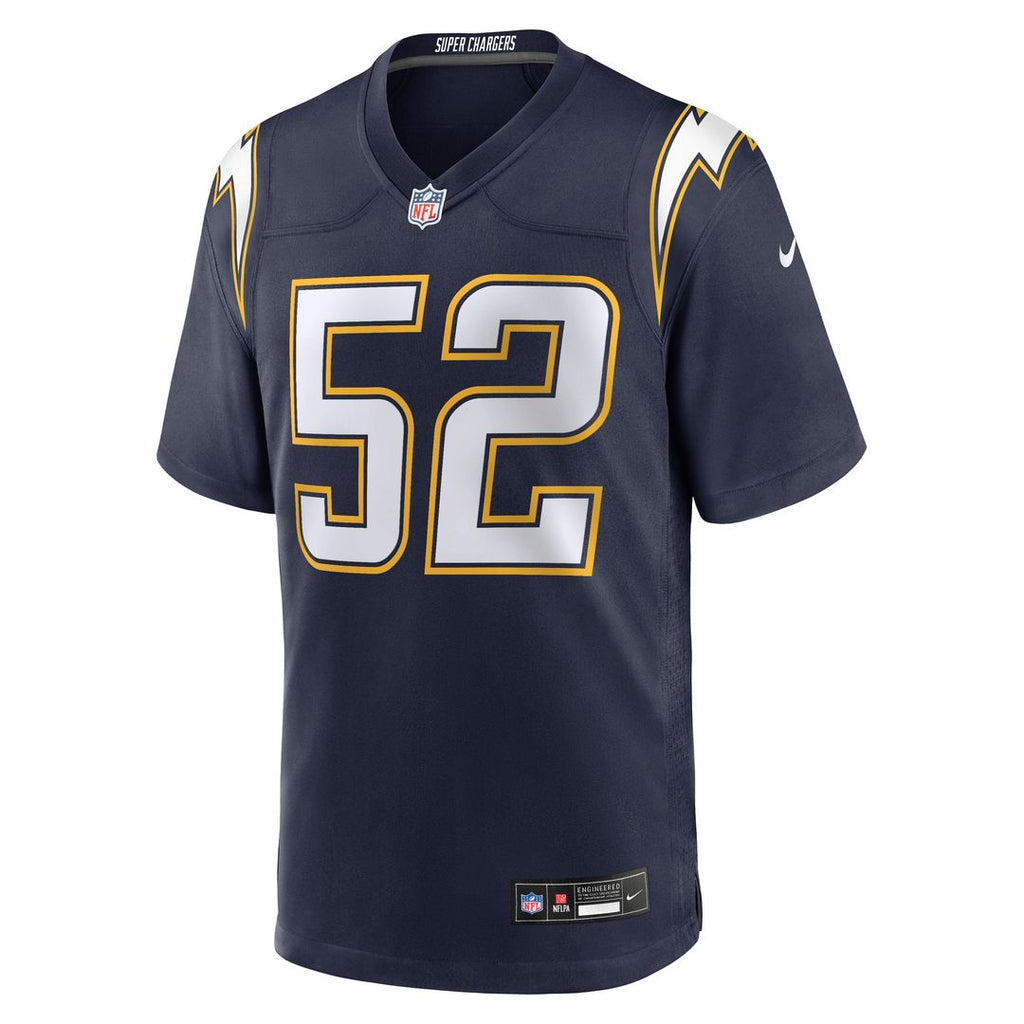 Khalil Mack Los Angeles Chargers Nike Alternate Super Chargers Game Player Jersey - Navy