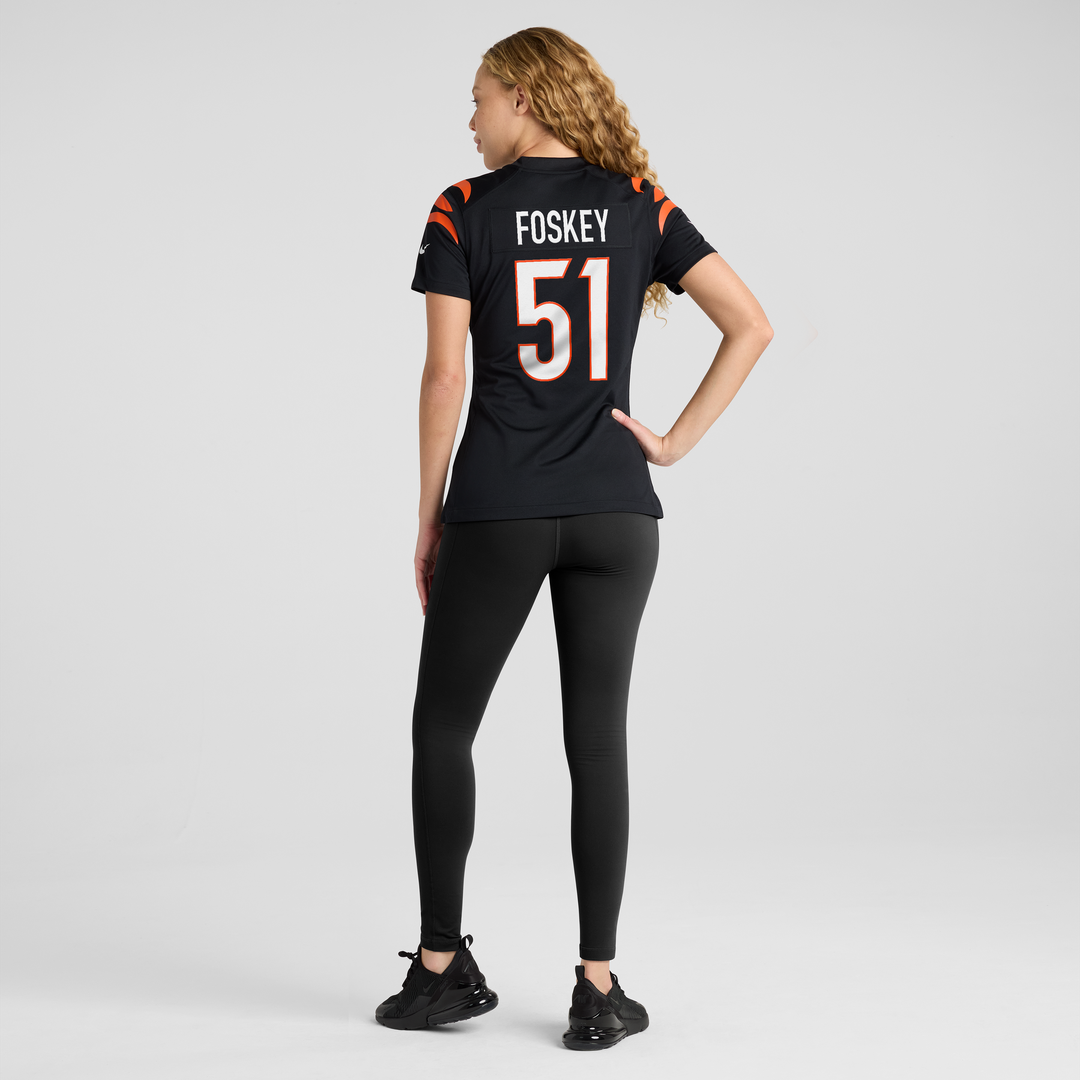 Isaiah Foskey Cincinnati Bengals Nike Women's Team Game Jersey -  Black