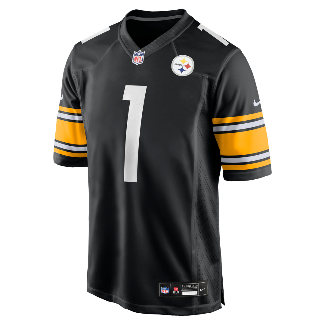 Number 1 Groom Pittsburgh Steelers Nike Game Jersey - Black