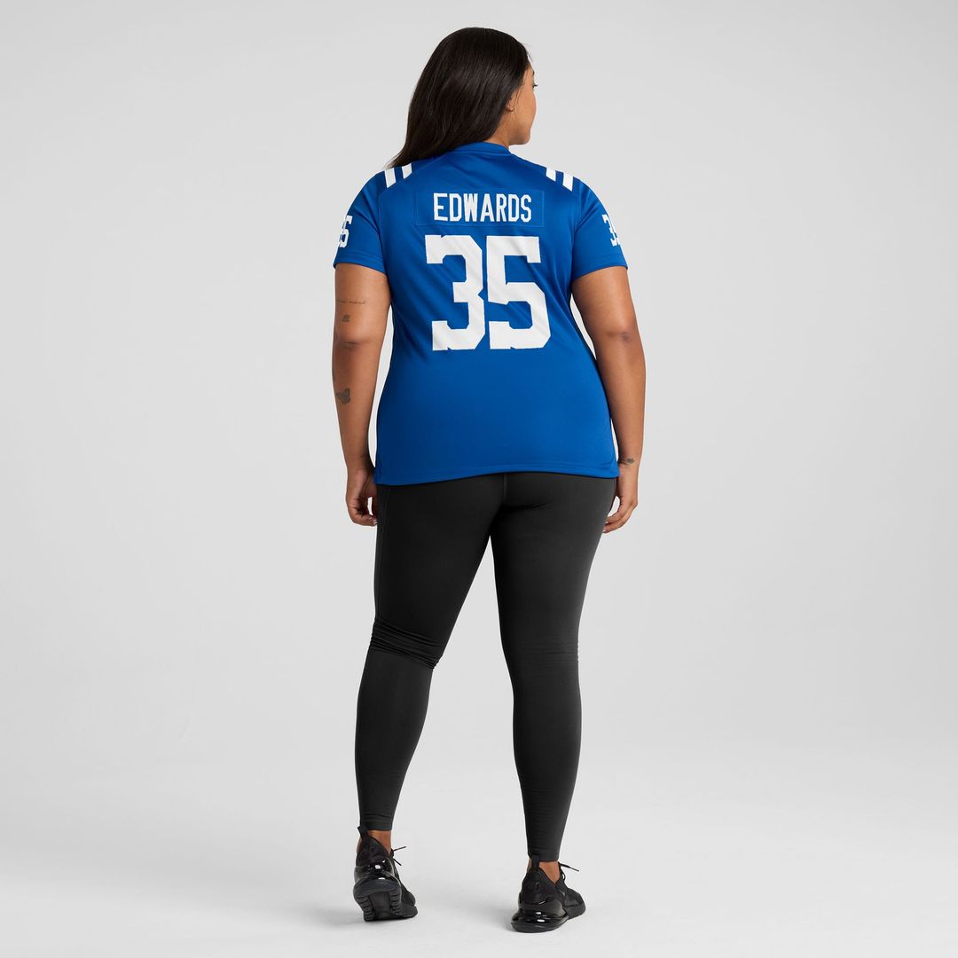 Johnathan Edwards Indianapolis Colts Nike Women's Team Game Jersey -  Royal