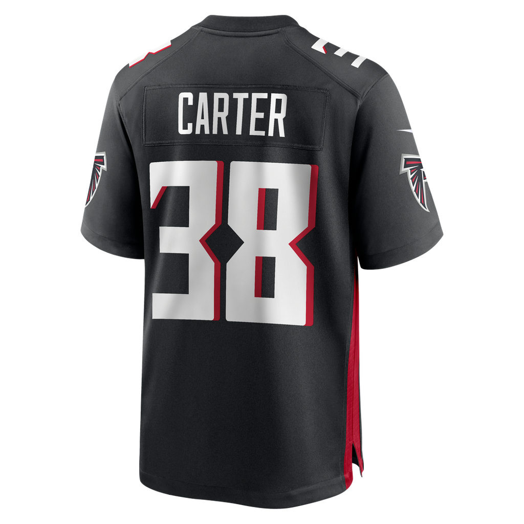 Nathan Carter Atlanta Falcons Nike Team Game Jersey -  Black