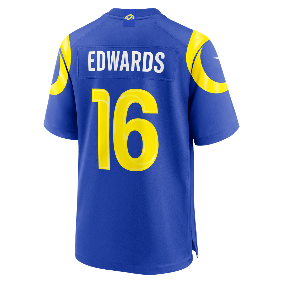 Tru Edwards Los Angeles Rams Nike Team Game Jersey - Royal