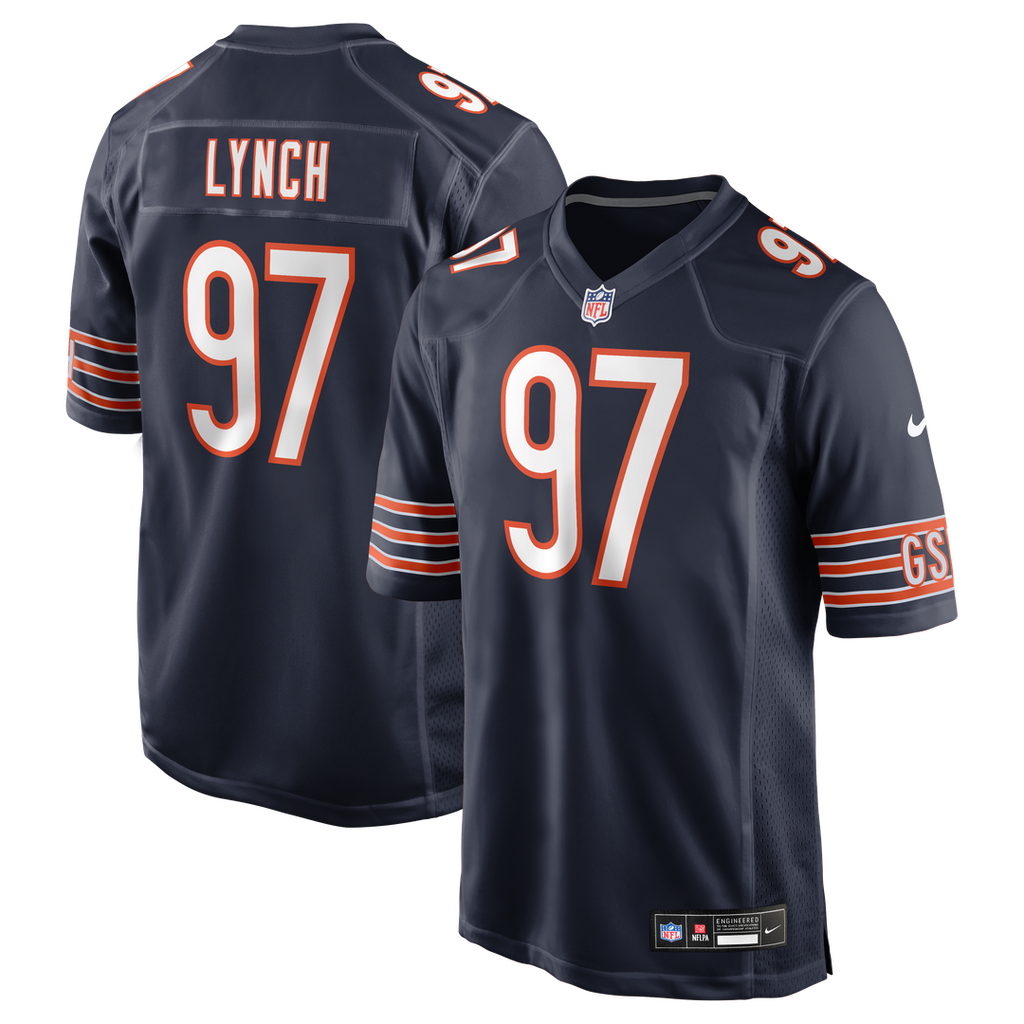 James Lynch Chicago Bears Nike Team Game Jersey -  Navy