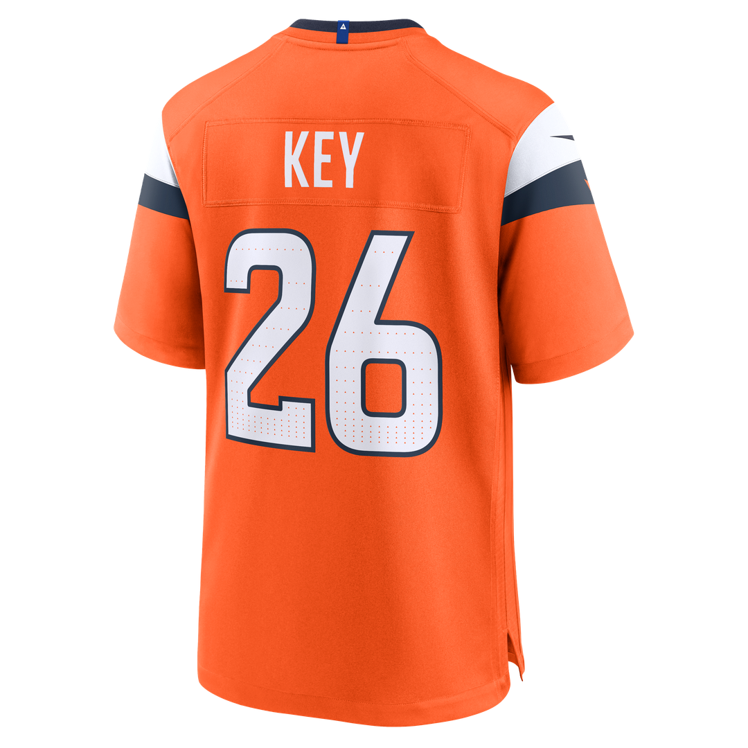 Devon Key Denver Broncos Nike Team Game Jersey -  Orange