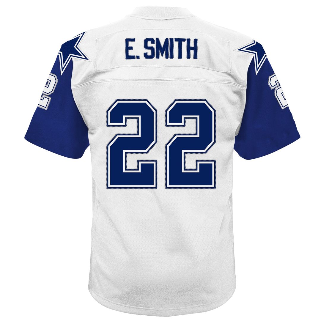 Emmitt Smith Dallas Cowboys Mitchell & Ness Youth 1994 Alternate Legacy Jersey - White