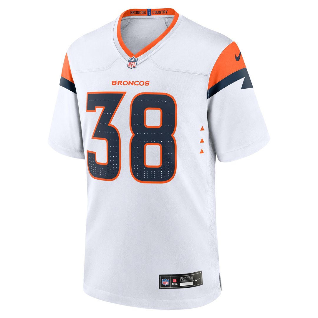 Jaleel McLaughlin Denver Broncos Nike Team Game Jersey -  Orange