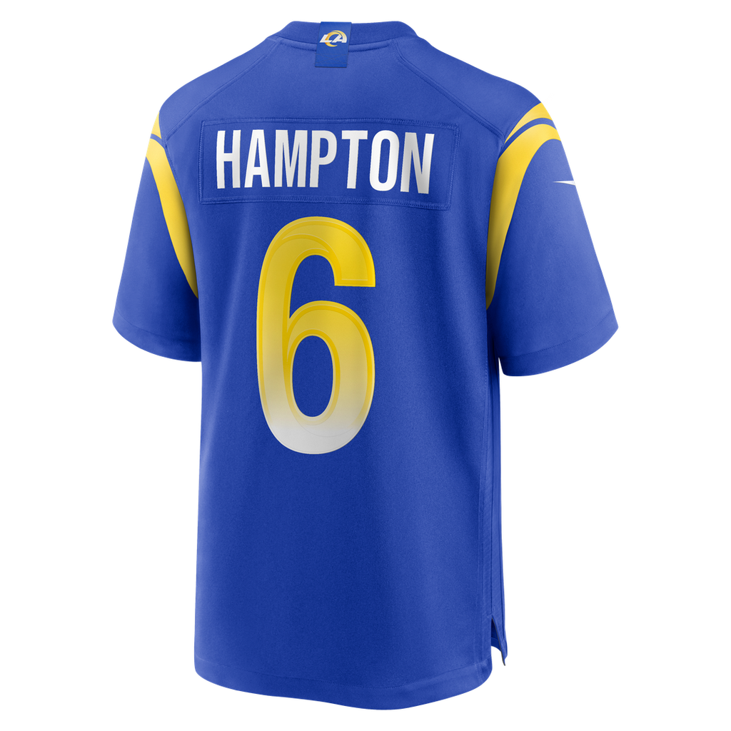 Nick Hampton Los Angeles Rams Nike Team Game Jersey -  Royal
