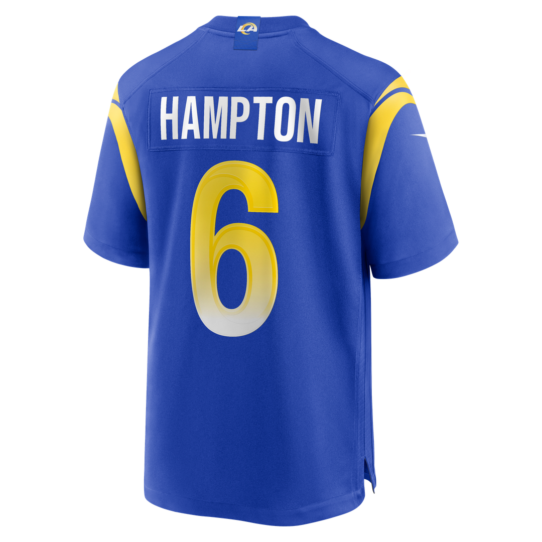 Nick Hampton Los Angeles Rams Nike Team Game Jersey -  Royal
