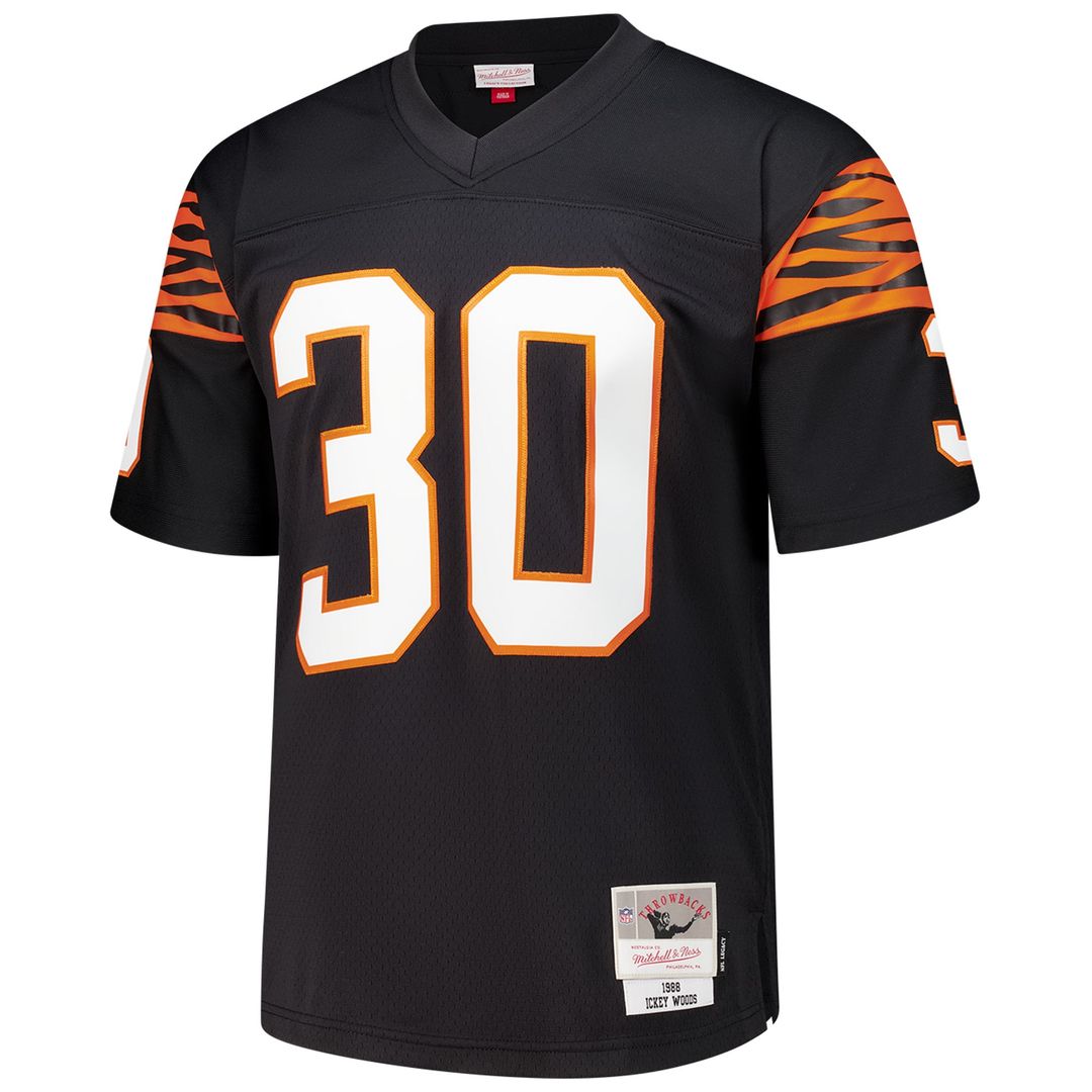Ickey Woods Cincinnati Bengals Mitchell & Ness 1988 Legacy Replica Jersey - Black