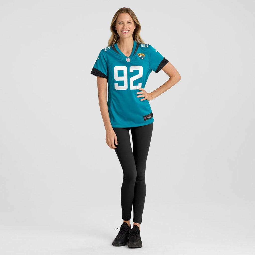 Danny Striggow Jacksonville Jaguars Nike Women's Team Game Jersey -  Teal