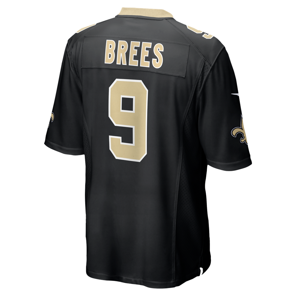 Drew Brees New Orleans Saints Nike Team Game Jersey -  Black