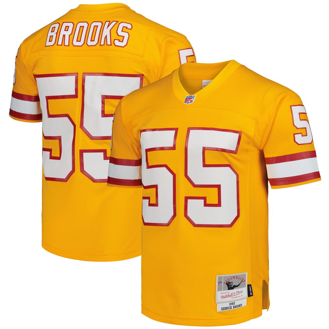 Derrick Brooks Tampa Bay Buccaneers Mitchell & Ness Legacy Replica Jersey - Orange