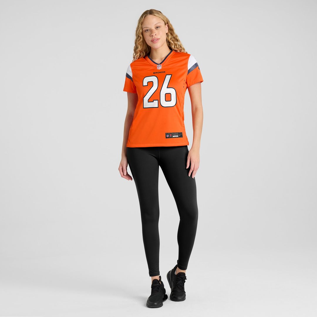 Devon Key Denver Broncos Nike Women's Team Game Jersey -  Orange