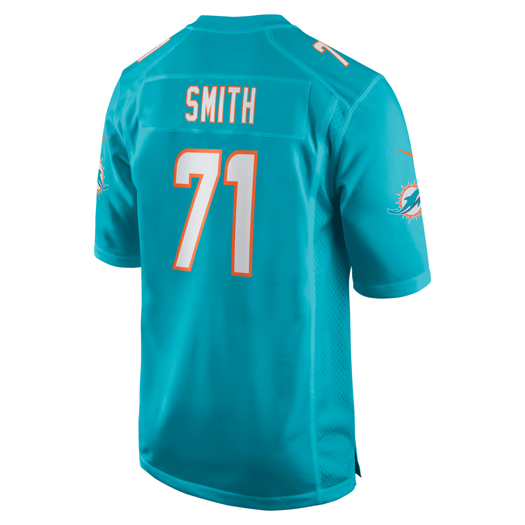 Kion Smith Miami Dolphins Nike  Game Jersey -  Aqua