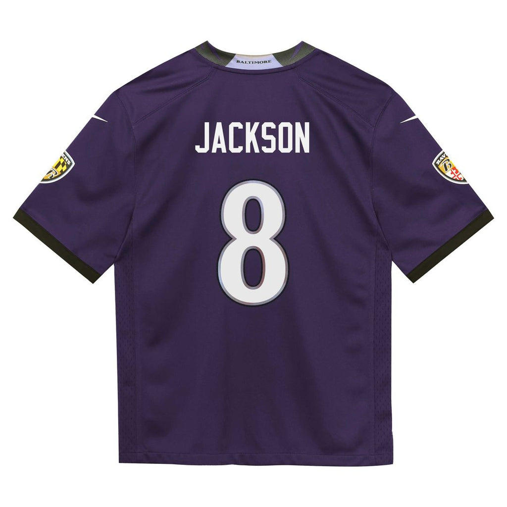 Lamar Jackson Baltimore Ravens Nike Preschool Team Game Jersey - Purple