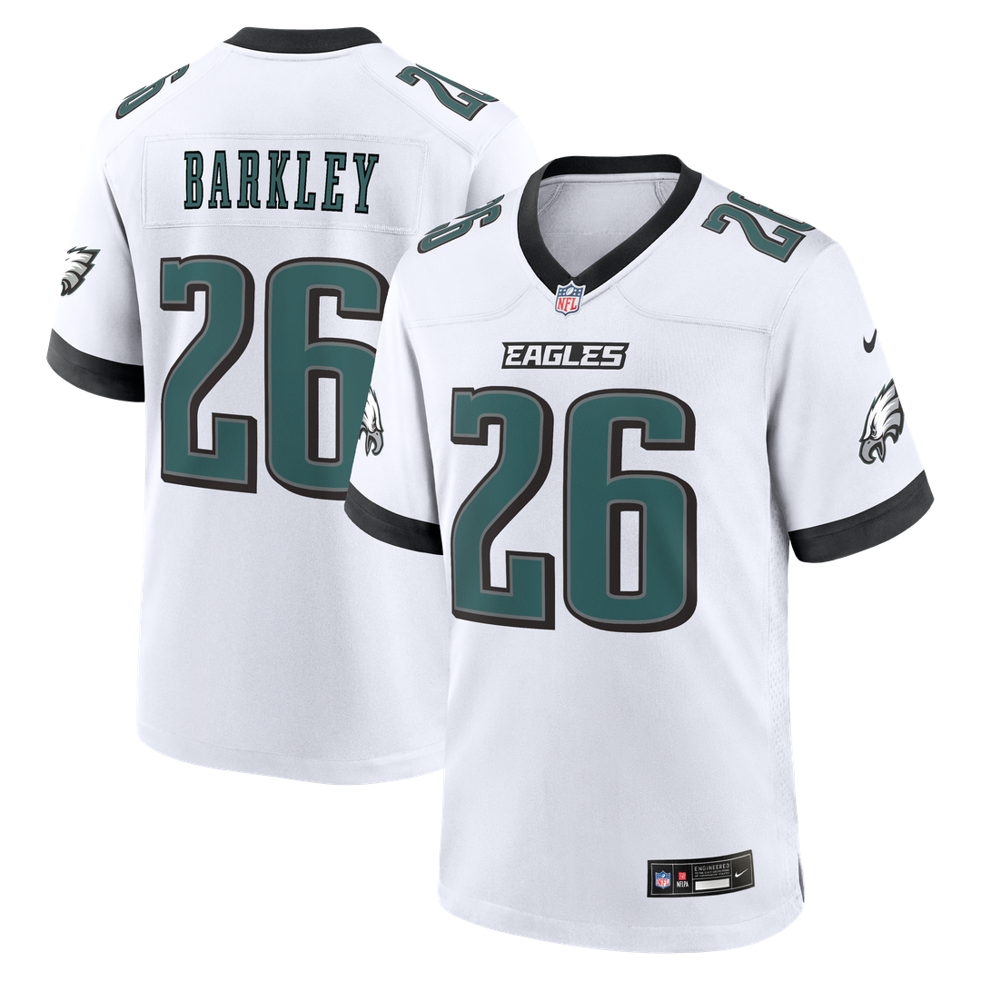 Saquon Barkley Philadelphia Eagles Nike Team Game Jersey -  Midnight Green