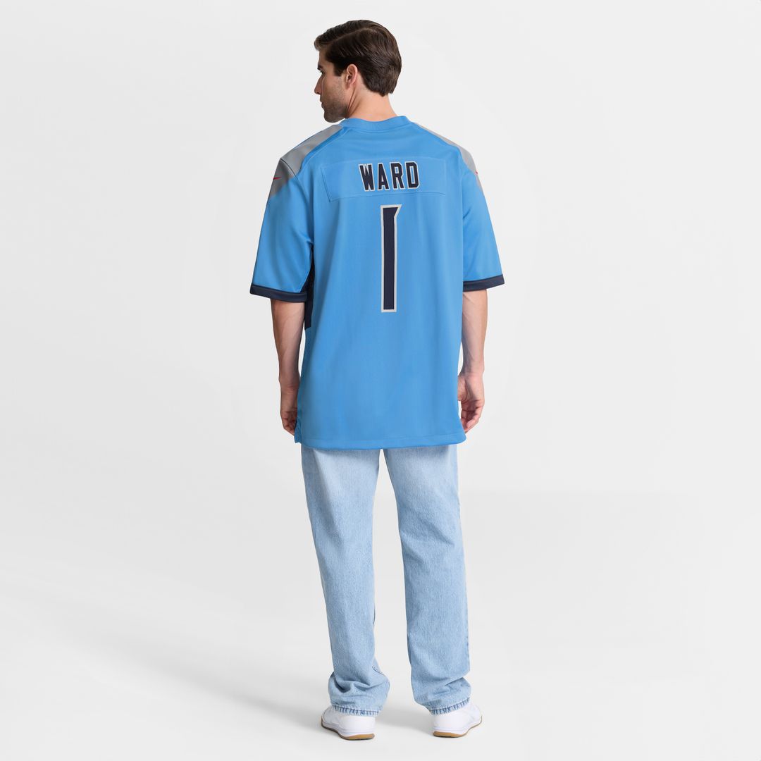 Cameron Ward Tennessee Titans Nike Team Game Jersey - Light Blue