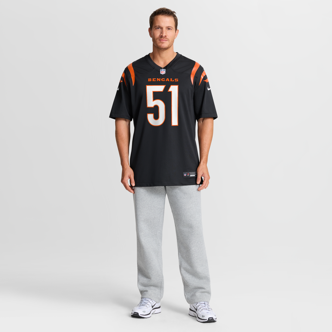 Isaiah Foskey Cincinnati Bengals Nike Team Game Jersey -  Black