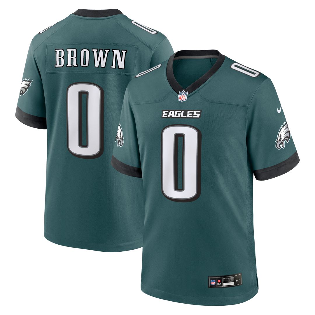 Marquise Brown Philadelphia Eagles Nike Alternate 2 Game Jersey -  Kelly Green