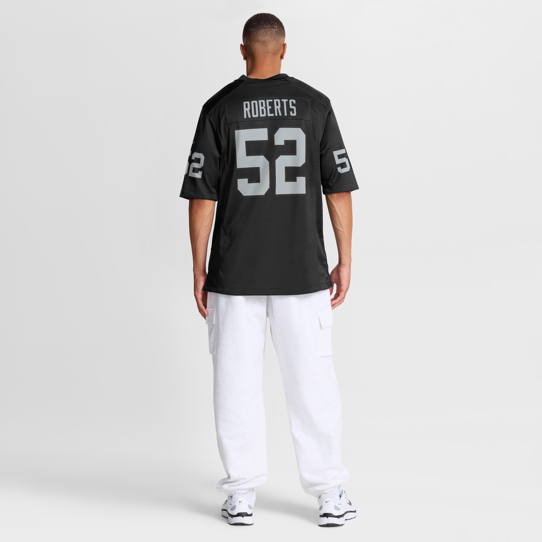 Elandon Roberts Las Vegas Raiders Nike Team Game Jersey -  Black