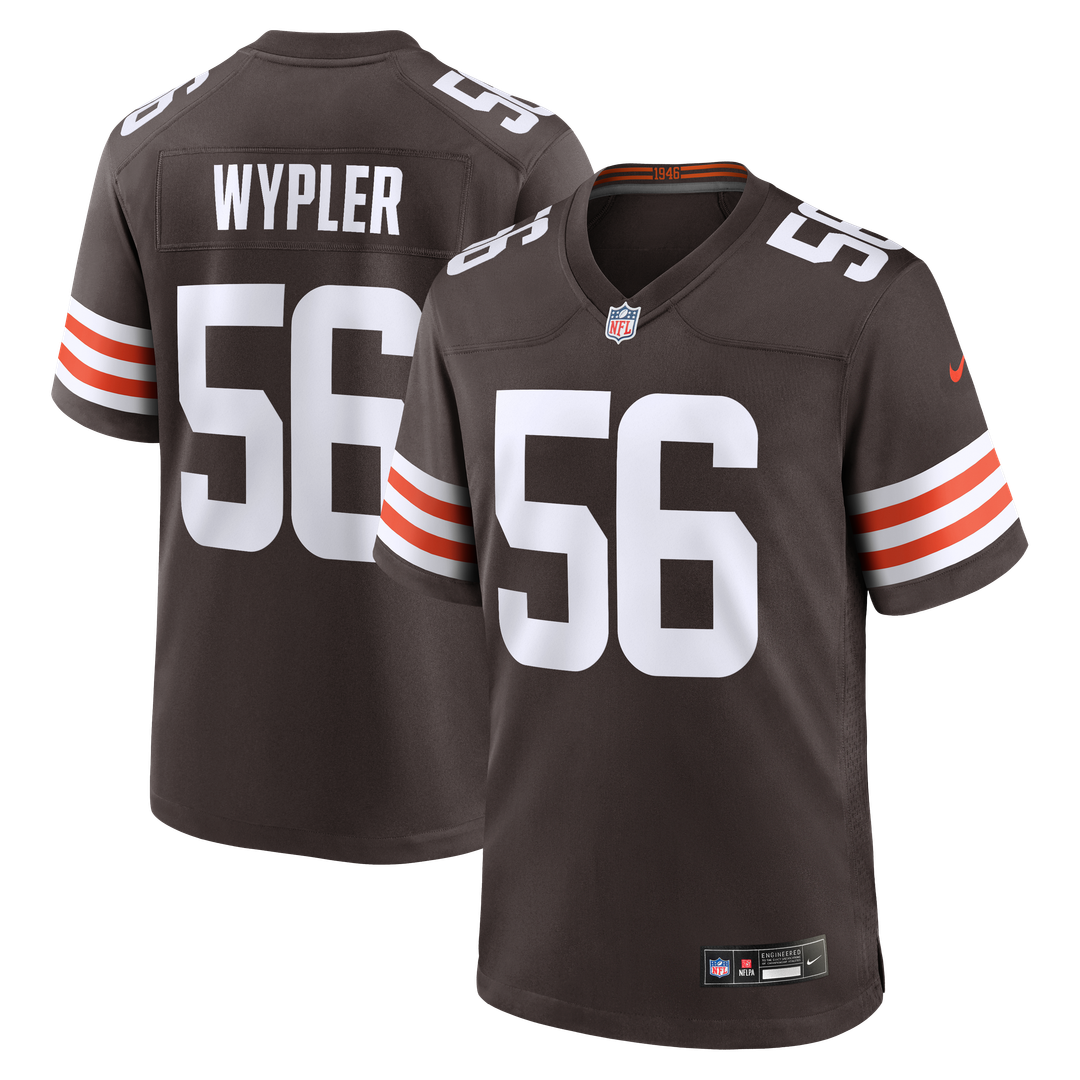 Luke Wypler Cleveland Browns Nike Team Game Jersey -  Brown