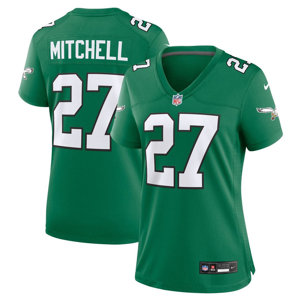 Quinyon Mitchell Philadelphia Eagles Nike Women's Alternate Game Jersey -  Kelly Green