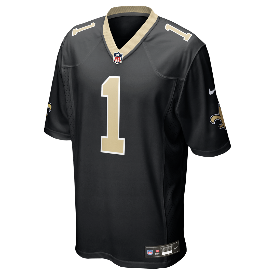 Number 1 Dad New Orleans Saints Nike Game Jersey - Black