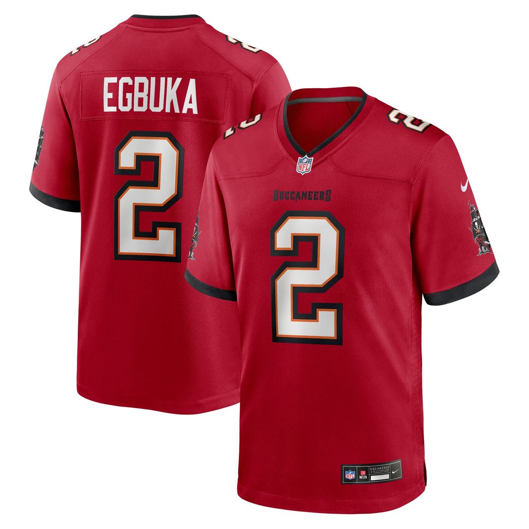 Emeka Egbuka  Tampa Bay Buccaneers Nike Alternate 2  Game Jersey -  Creamsicle