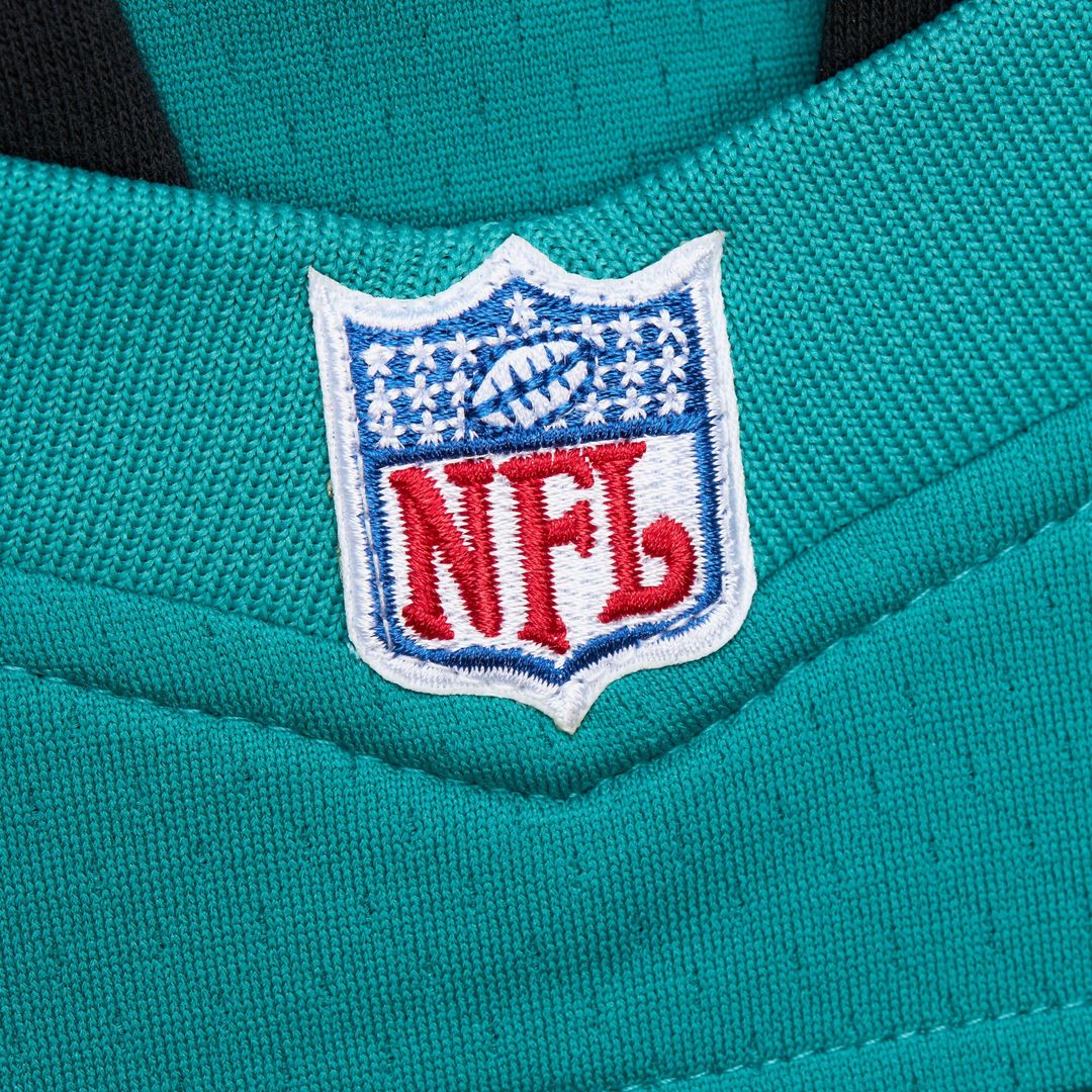 Dan Marino Miami Dolphins Mitchell & Ness Player Name & Number Hoodie Legacy Jersey - Aqua