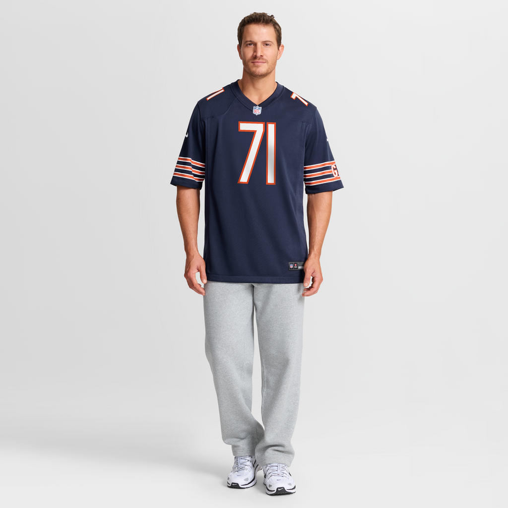 Ryan Bates Chicago Bears Nike  Game Jersey -  Navy
