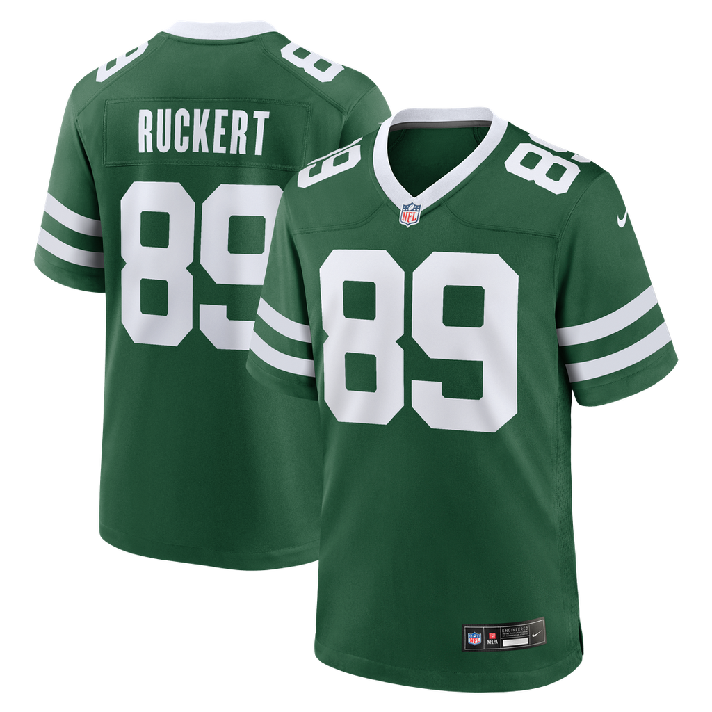 Jeremy Ruckert New York Jets Nike Team Game Jersey - Legacy Green