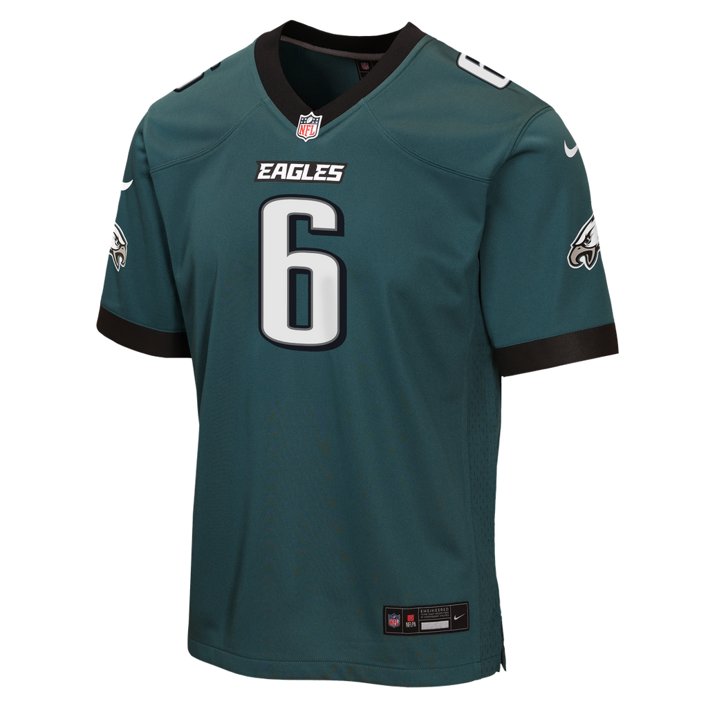 DeVonta Smith Philadelphia Eagles Nike Youth Game Jersey - Kelly Green