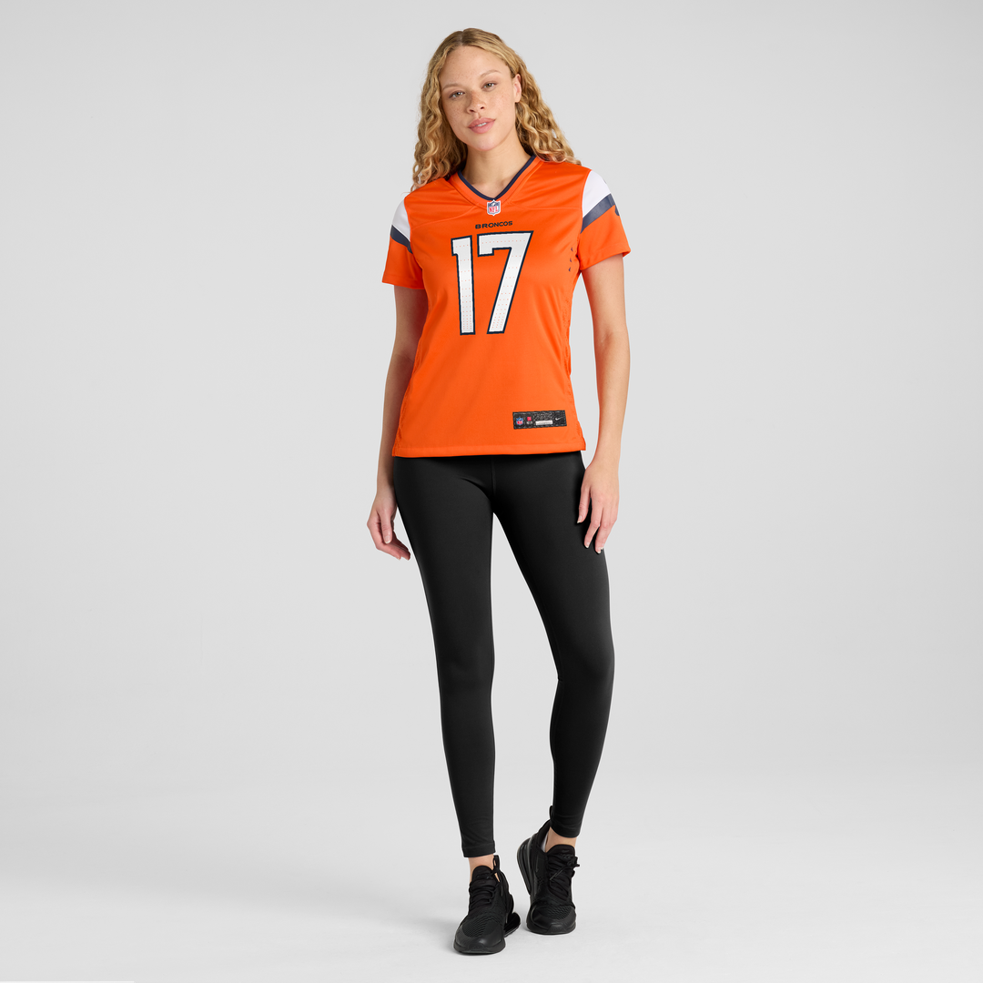 Jaylen Waddle Denver Broncos Nike Women's Game Jersey - Orange