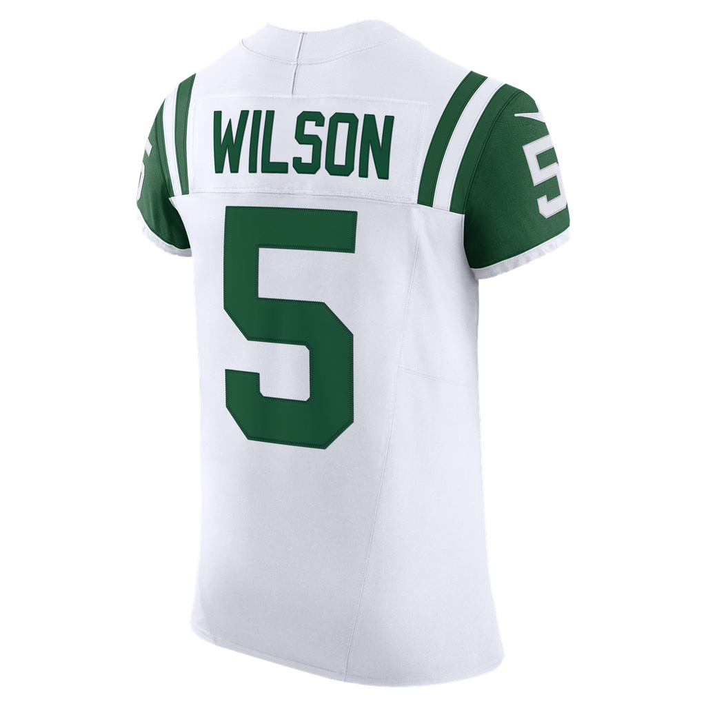 Garrett Wilson New York Jets Nike Classic Alternate Vapor F.U.S.E. Elite Jersey - White