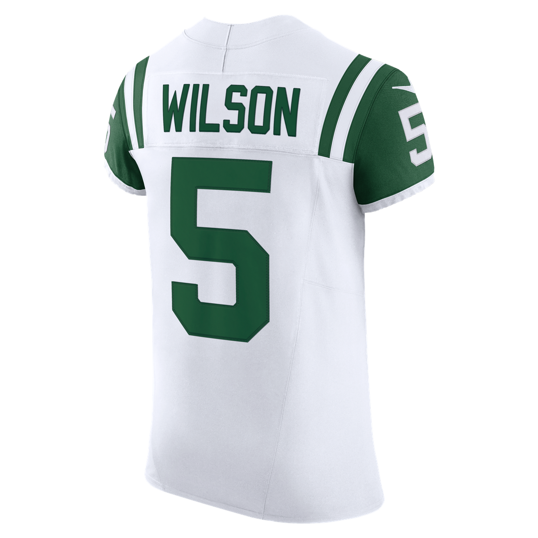 Garrett Wilson New York Jets Nike Classic Alternate Vapor F.U.S.E. Elite Jersey - White