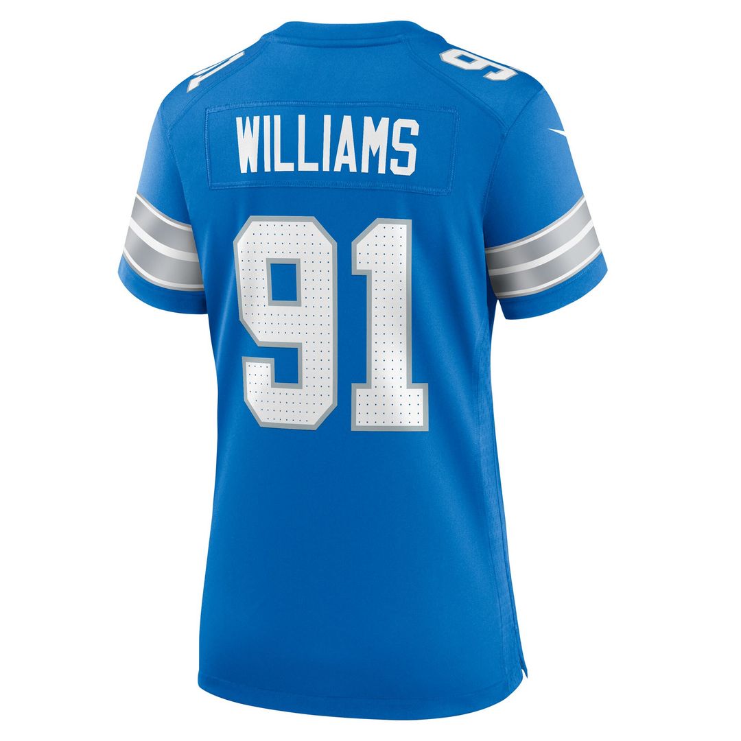 Tyleik Williams Detroit Lions Nike Women's Team Game Jersey -  Blue