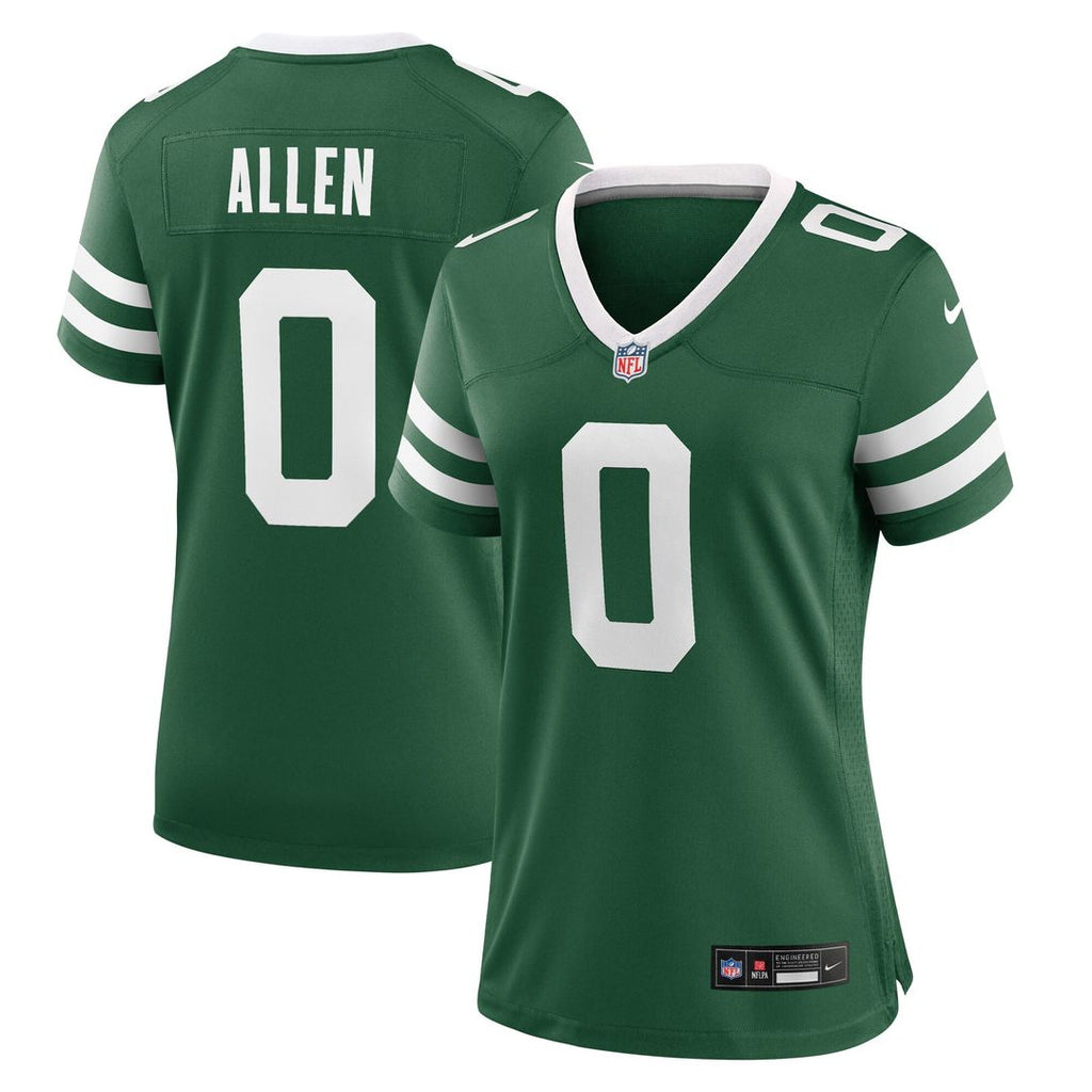 Braelon Allen New York Jets Nike Women's Game Jersey - Legacy Green