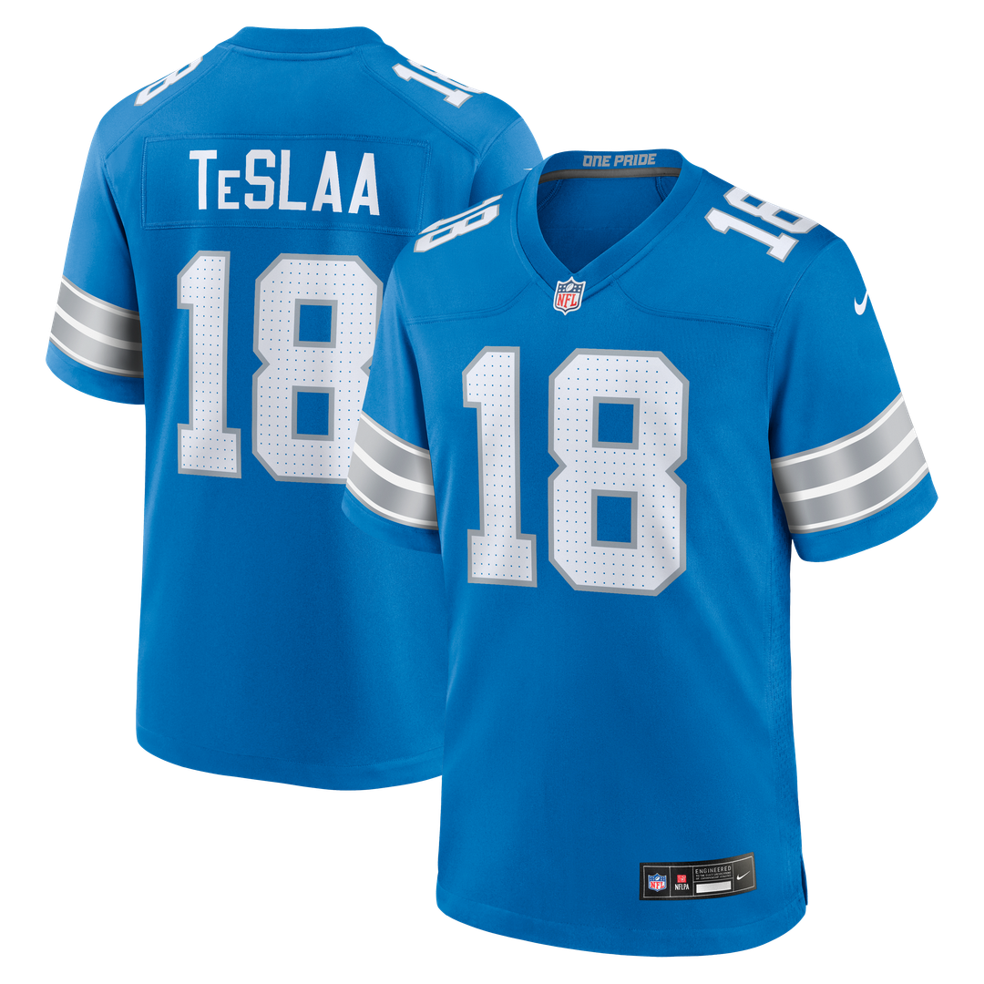 Isaac TeSlaa Detroit Lions Nike Alternate Game Player Jersey - Black