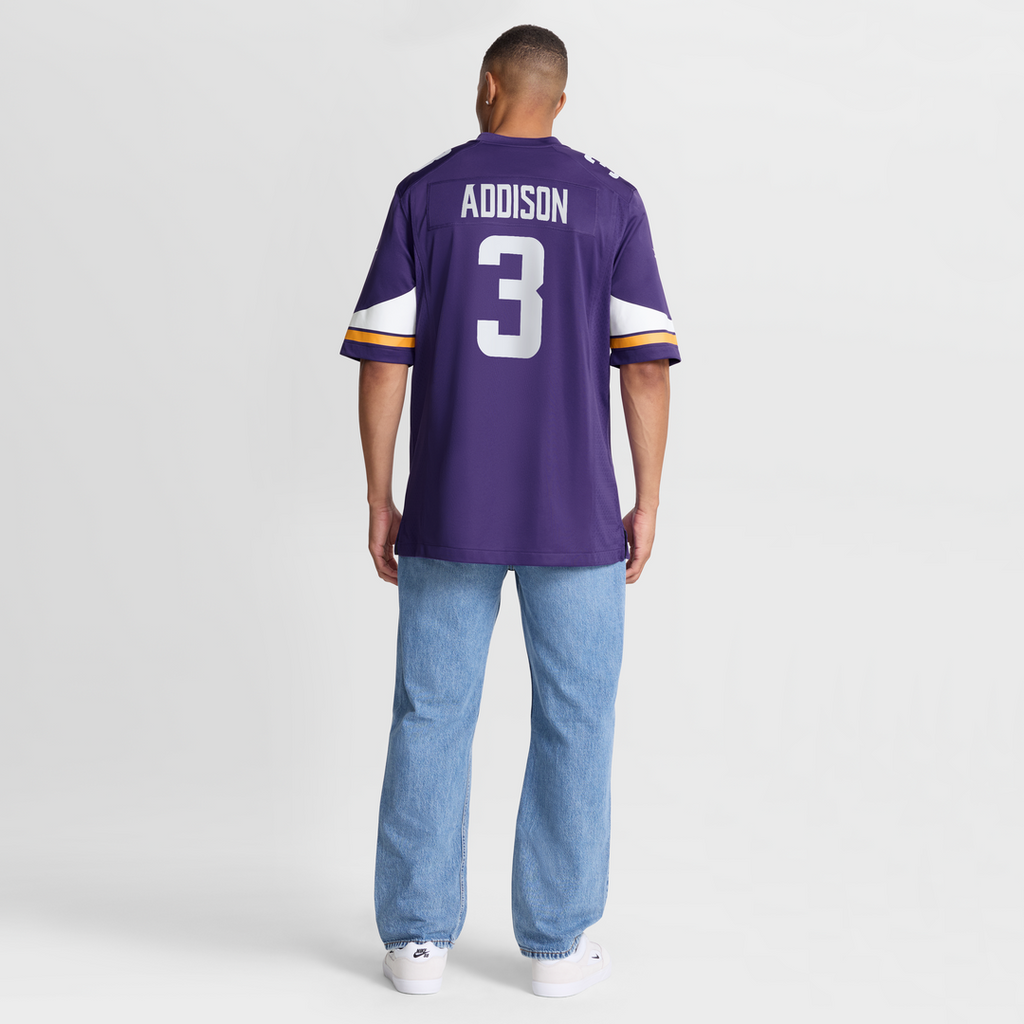 Jordan Addison Minnesota Vikings Nike  Game Jersey - Purple