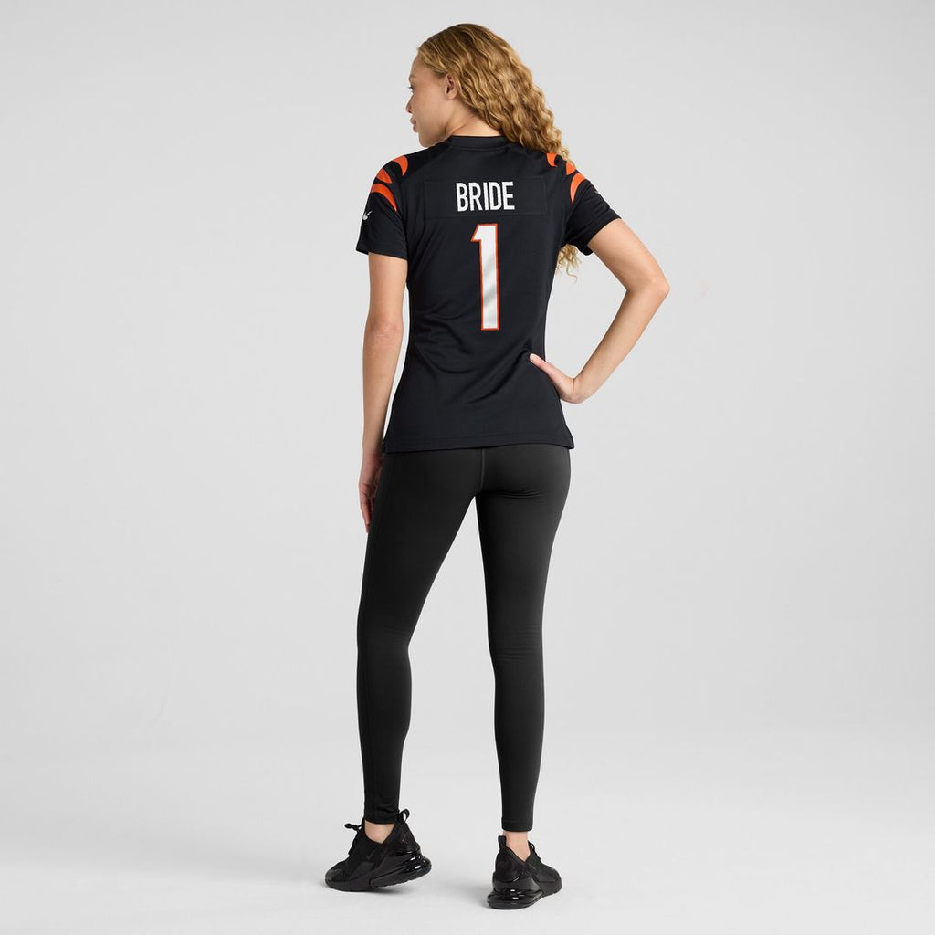 Number 1 Bride Cincinnati Bengals Nike Women's Game Jersey - Black