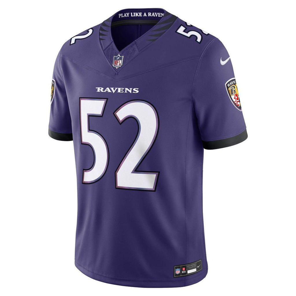 Ray Lewis Baltimore Ravens Nike Vapor F.U.S.E. Stitched Retired Limited Jersey - Purple