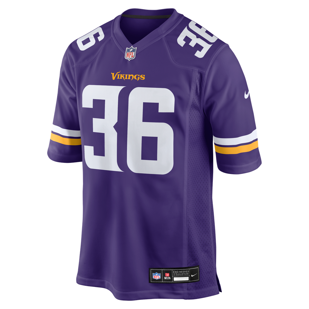 Zavier Scott Minnesota Vikings Nike Team Game Jersey -  Purple