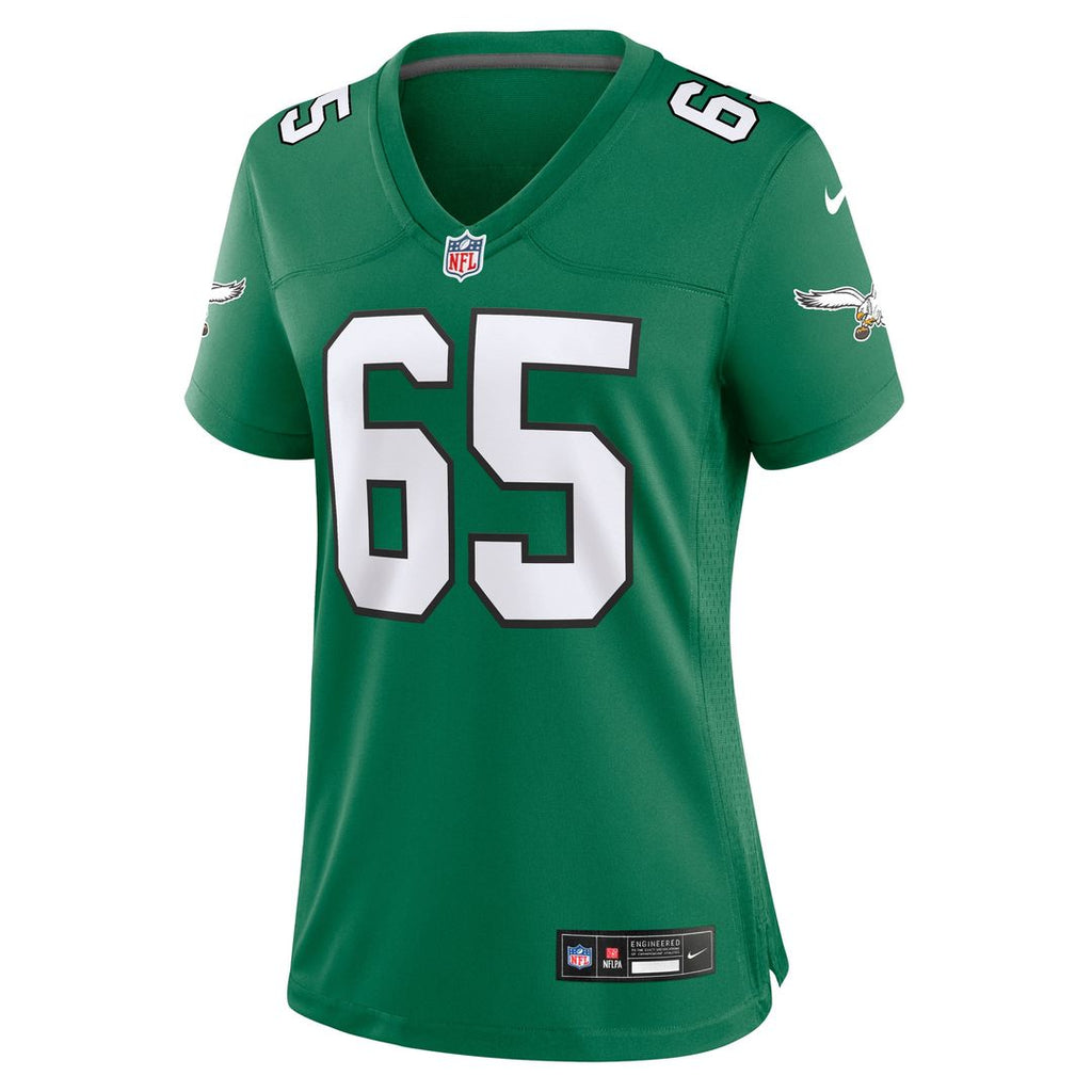 Lane Johnson Philadelphia Eagles Nike Women's Team Game Jersey - Midnight Green